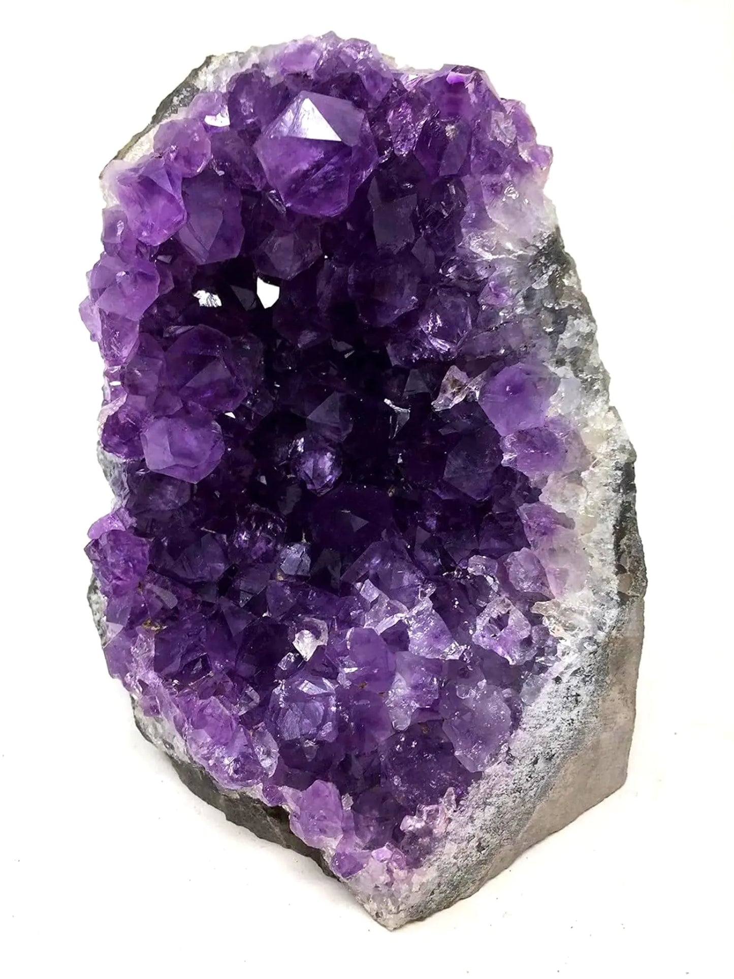 SUPERIOR Amethyst Healing Set (1-1.5 lbs) with BONUS Selenite Wand - Reiki Charged for Advanced Energy Work